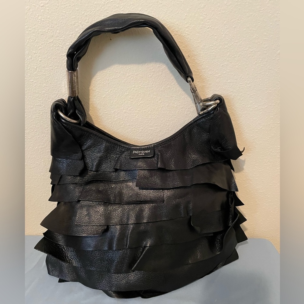 Yves Saint Laurent Saint Tropez black shoulder bag